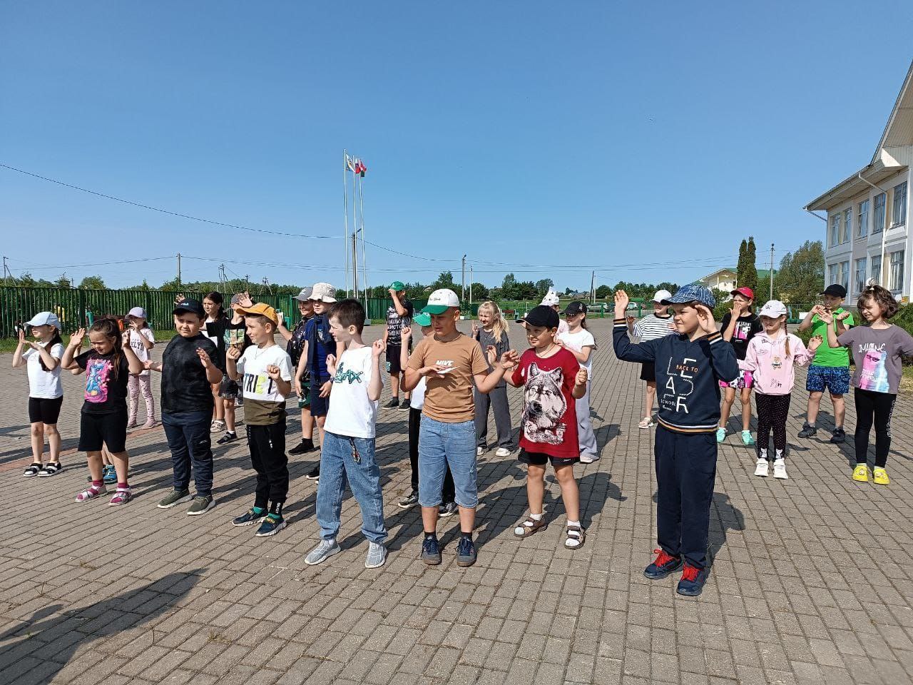 Открытие оздоровительного лагеря.